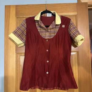 Vintage 1970s Burger King Employee Uniform Shirt